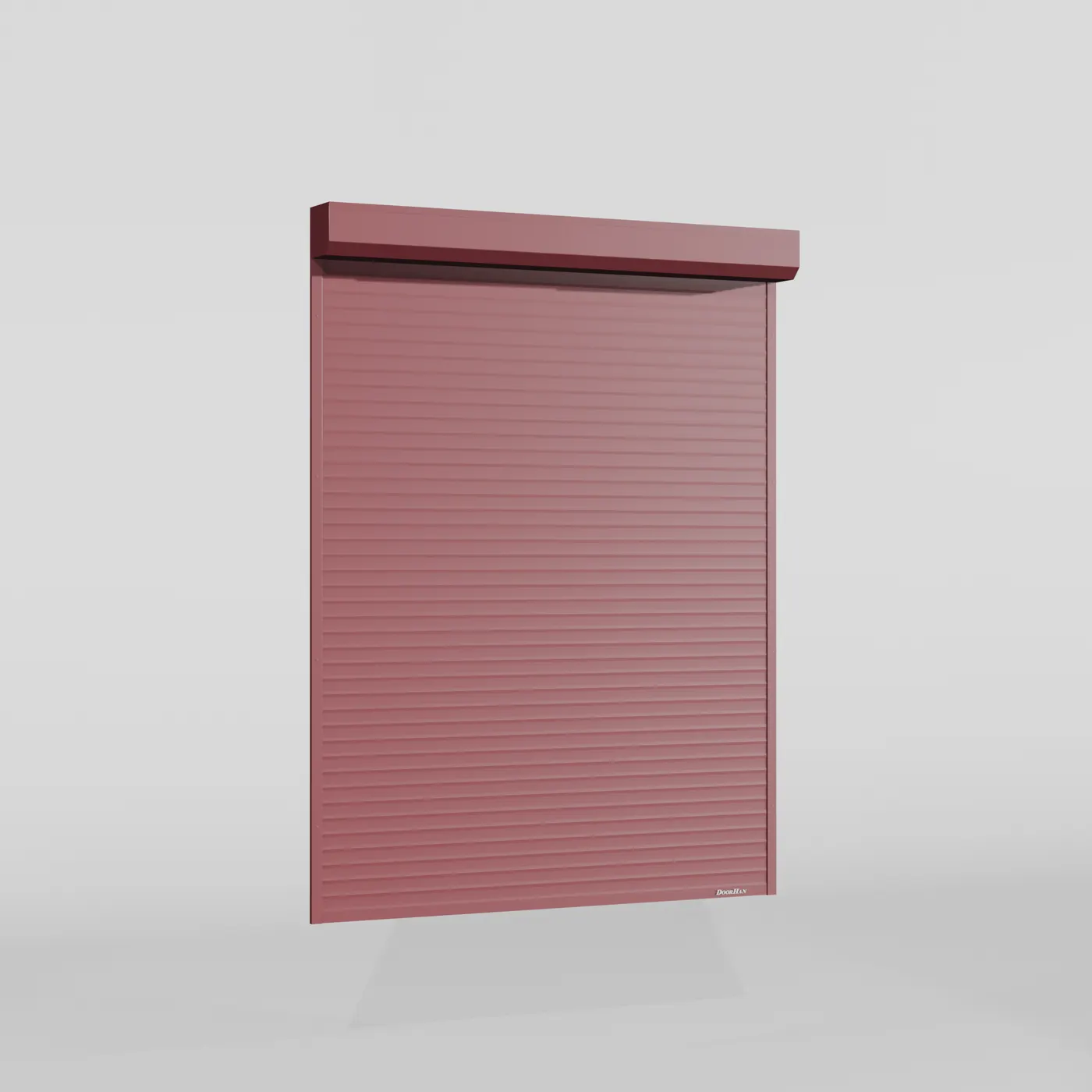 Рольставни DoorHan 2900х1700 цвета RAL 3005 (бордовый) взломостойкие с автоматикой